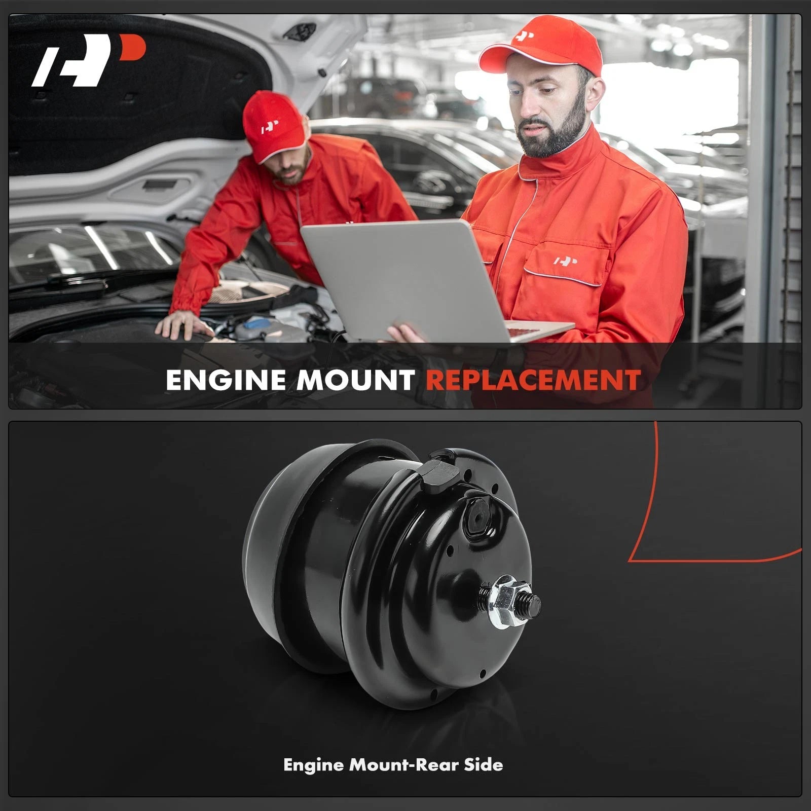 Rear Engine Mount for Chevy Traverse GMC Acadia Buick Enclave (2009-2023)