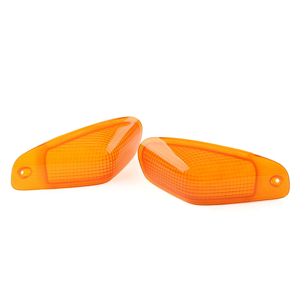 Front Turn Signal Indicator Lens Pair for Kawasaki ZZR400 (1993–2003) ZZR600 (1993–2008)