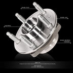 Rear Left or Right Wheel Bearing & Hub for Chevy Camaro, Cadillac CTS (2010–2017)