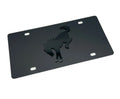 License Plate Frame Black Metal w 3D Bucking Ford Bronco Logo (2021–2024)