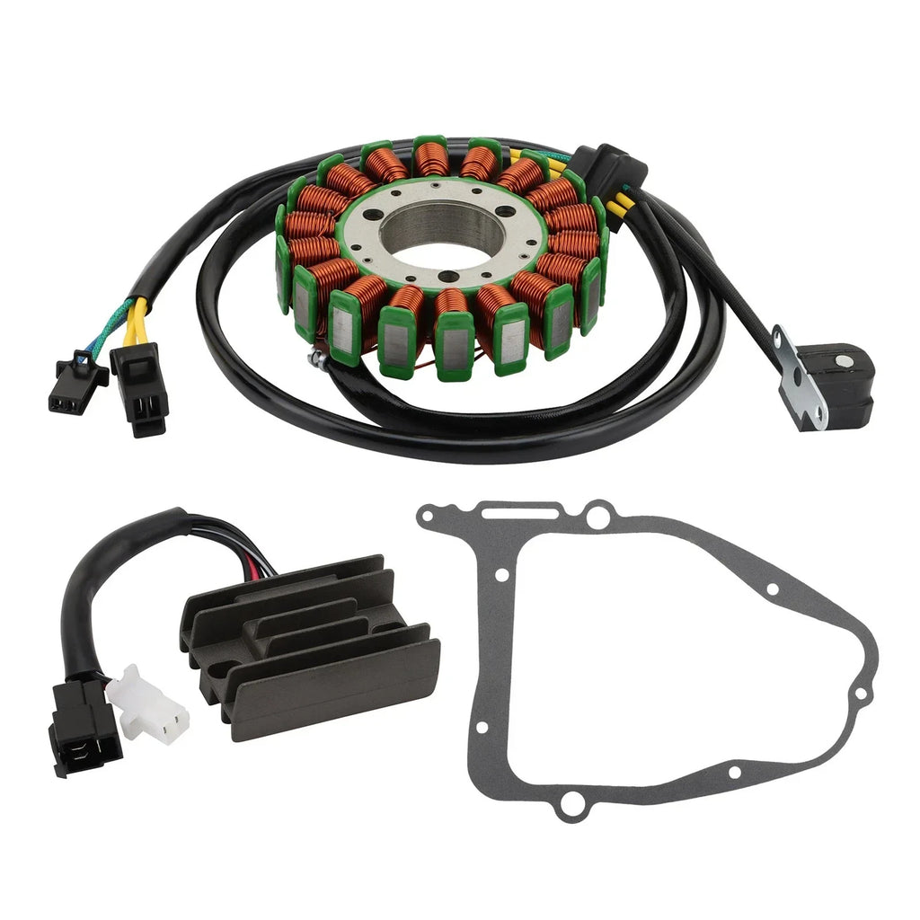 Stator Coil+Regulator Rectifier+Gasket for Suzuki TU250X (2009–2012)