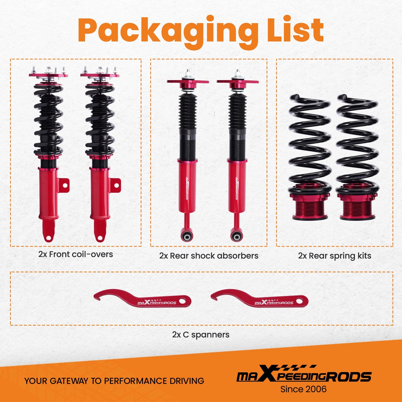 Coilovers Lowering Suspension for Dodge Charger (2011-2022)