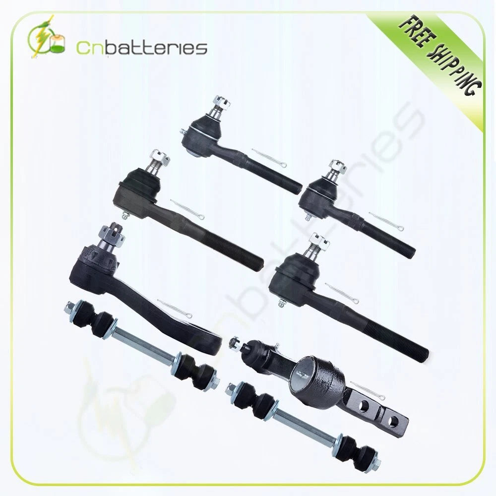 8PCS Front Tie Rod Sway Bar Idler Arm for Ford F-150 4WD (1997–2003)