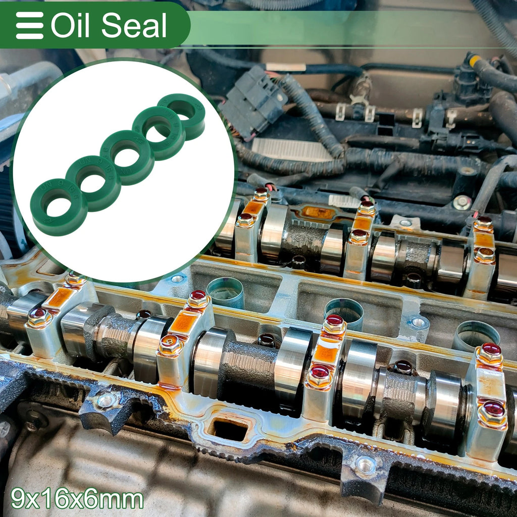 Set of 5 Oil Seal Rotary Shaft Seal 9x16x6mm for Various Models