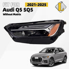 Left LED Headlight for Audi Q5 SQ5 (2021–2025) 80A941773F