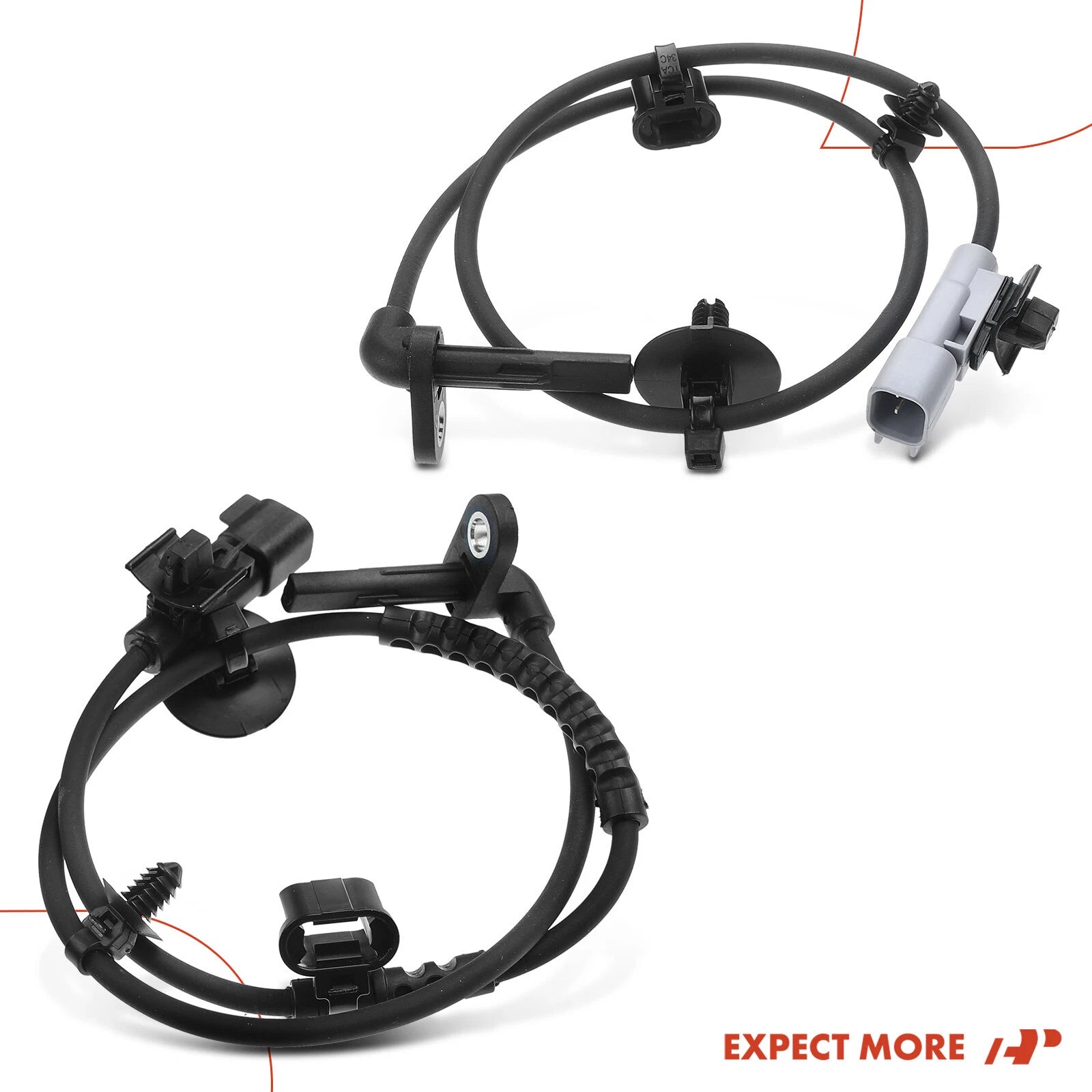2X Rear ABS Wheel Speed Sensors for Buick Encore, Chevy Trax (2013–2022)