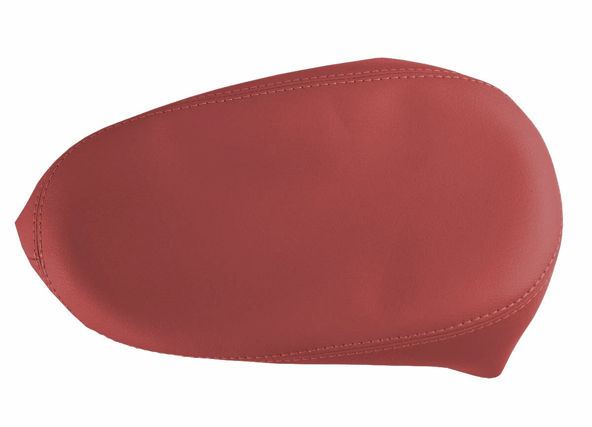 Leather Console Lid Armrest Cover for Kia Soul (2014–2019) Red