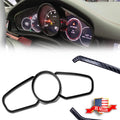 Carbon Fiber Instrument Panel Decoration Ring for Porsche Panamera Cayenne (2018–2022)