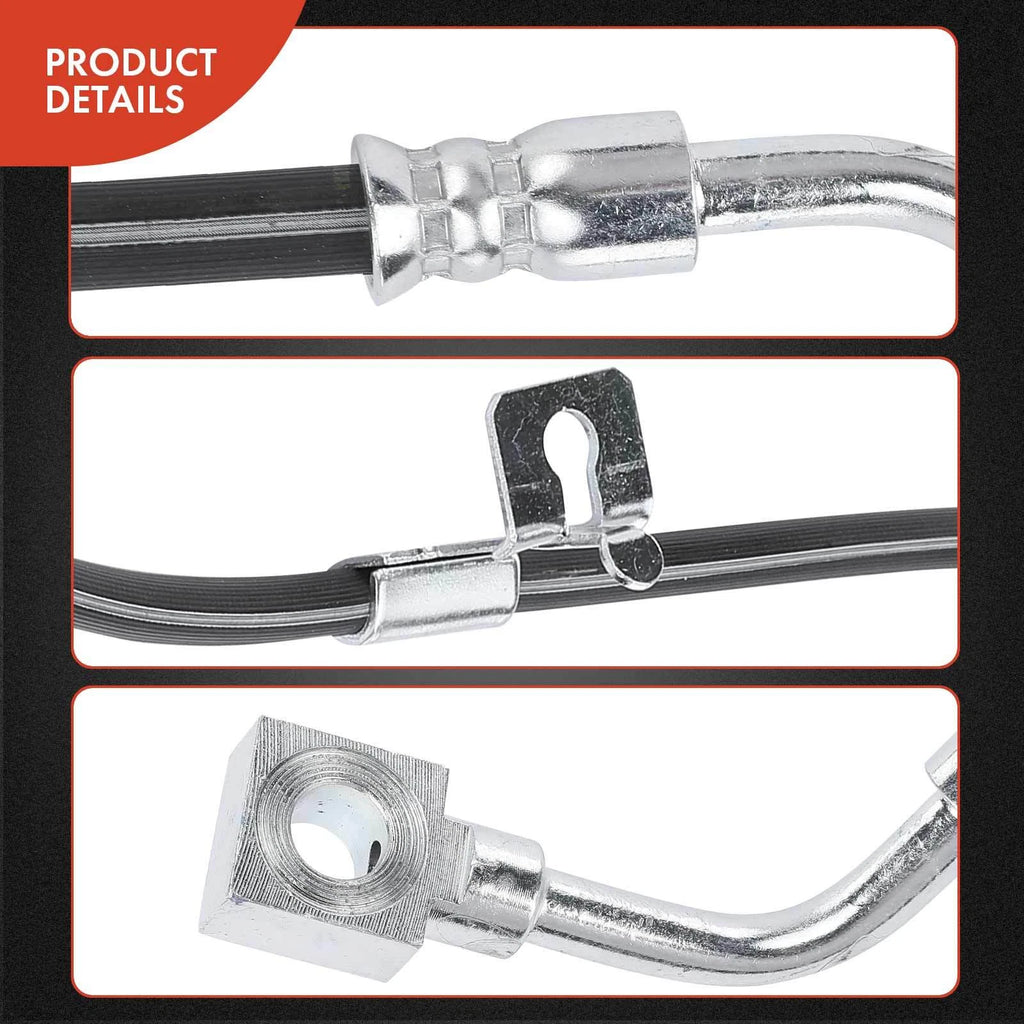 2X Front Brake Hydraulic Hose for Chevrolet G10 GMC G1500 (1984–1995)