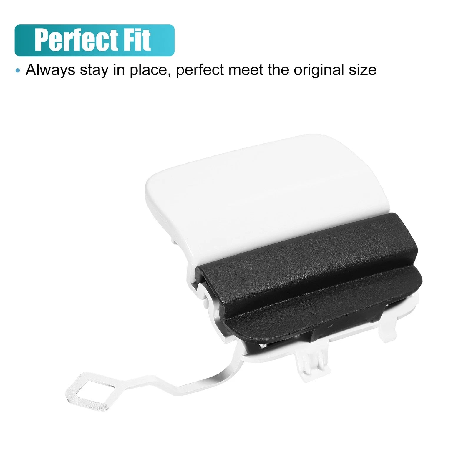 Rear Bumper Tow Hook Cover for Mercedes Benz C-Class (A2058853303) White