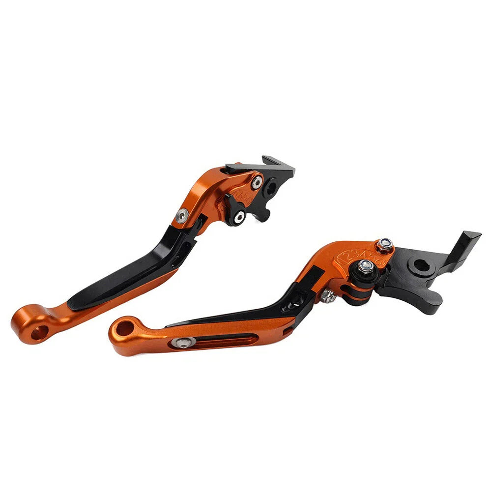 CNC Orange Extendable Brake Clutch Levers for BMW C650GT, C600 SPORT (2011-2017)