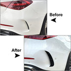 Rear Bumper Splitter Spoiler Canard Air Vent for Mercedes Benz C-Class (2022-2023)