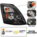 Set of 2 LED Headlights for Volvo VNL VNM (2004–2018) 6000K