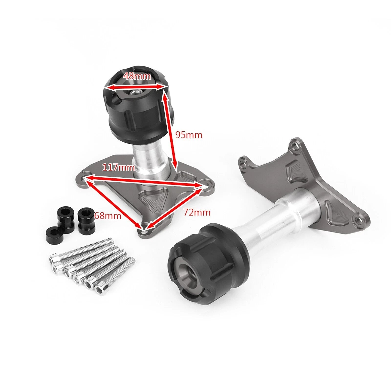 CNC Titan-color Motor Frame Slider for Honda MSX125 SF Grom (2013–2020)