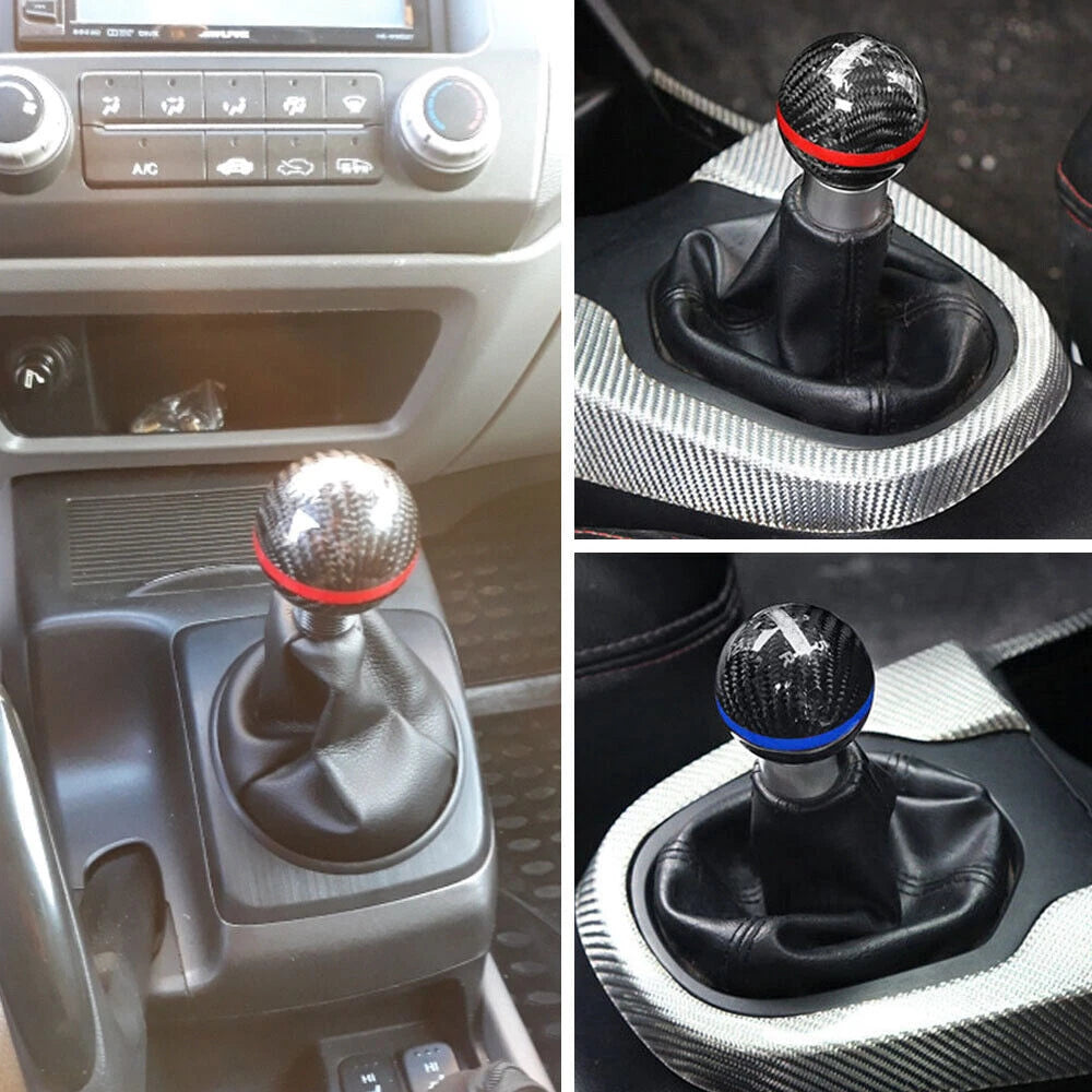 Carbon Fiber Racing Gear Shift Knob for Universal 5/6 Speed
