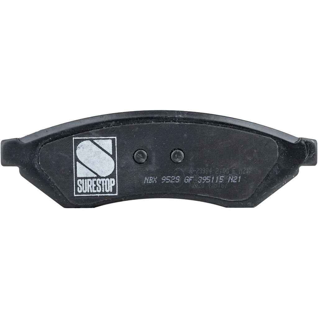 Set of 4 NAO Brake Pads for Suzuki Verona, Epica (2004–2006)