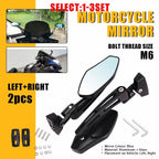 Set of 2 Rearview Side Mirrors for Kawasaki Ninja 650R ZX-10R (1994–2011)