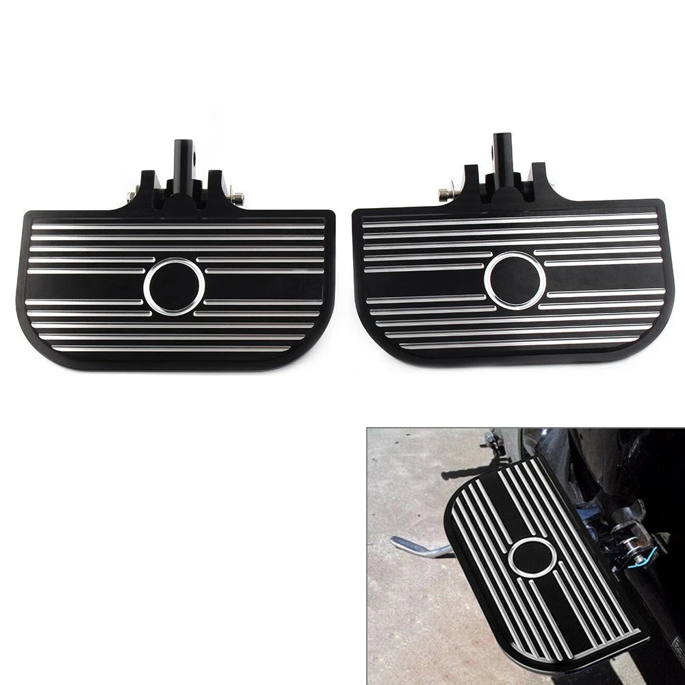 Set of 2 Mount Passenger Floorboards Pedal Pads for Harley Sportster XL D (2004–2023)