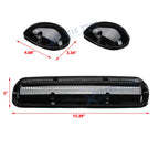 3PC LED Top Cab Roof Marker Clearance Light for Silverado Sierra (2002-2007)