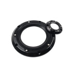 Black Derby Timer Timing Cover for Harley Softail Dyna Touring Road Glide