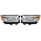 Set of 2 Clear Halogen Projector Headlights for Subaru Forester (2006-2008)