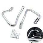 Chrome Rear Bolt-on Saddlebag Guard Crash Bar for Harley Softail FLHC (2018–2023)