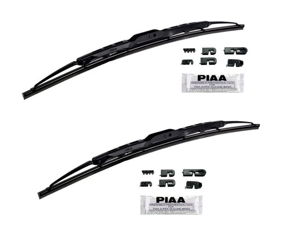 Set of 2 PIAA Super Silicone Windshield Wiper Blades 18" / 19" for