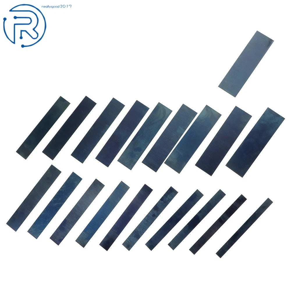 Set of 20 Steel Parallels 1/32" × 6" 0.0001" Hardened Tool