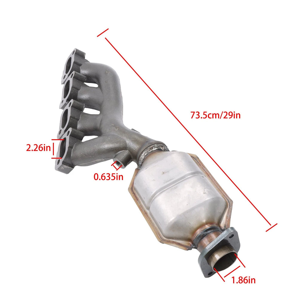2X Catalytic Converter for Cadillac SRX STS V8 4.6L (2004–2009)