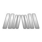8Pc Chrome Pillar Post Covers for 91-96 Buick Roadmaster - P1363