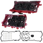 2X Aluminum Valve Cover Kit with Gaskets & Oil Cap for Infiniti QX60 (2015–2018)