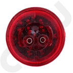 Set of 4 LED Side Marker Lights for Trailer (2" Round, Red)