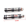 Chrome CNC Foot Pegs for Harley Motorcycle Touring (Male Peg Mount)