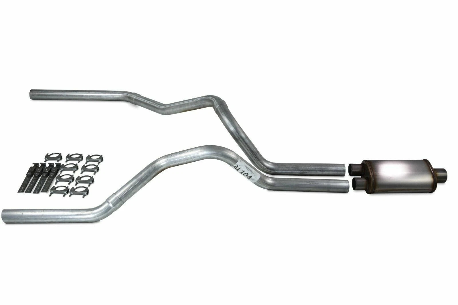 2.5" Dual Exhaust Kit for Ford F150 (2021–2025) - Stainless Muffler
