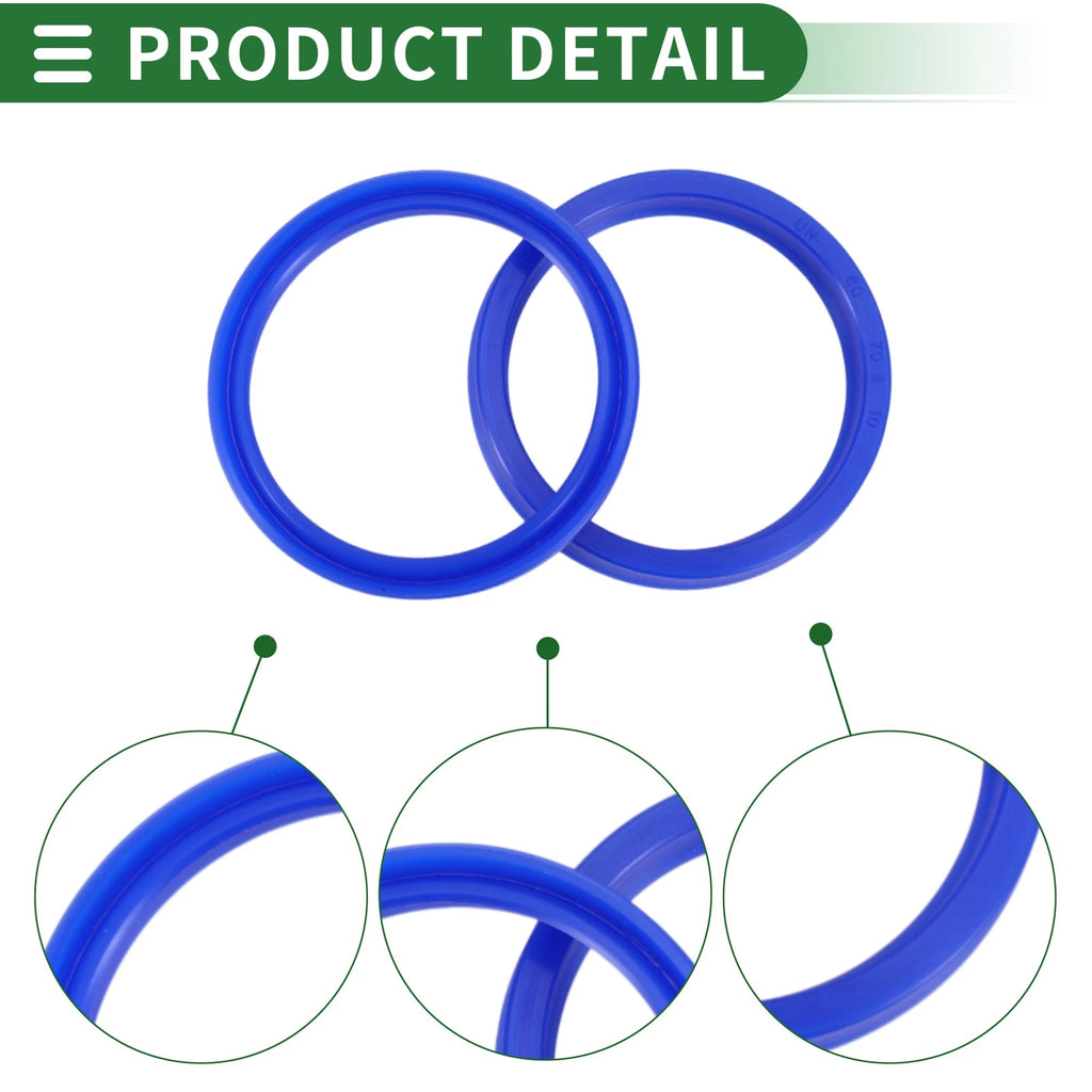 Set of 5 Oil Seal Rotary Shaft Seal 60x70x10mm High Pressure TPU