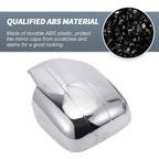 Pair Chrome Plated Rearview Mirror Cap Overlay for Lexus Land Cruiser 