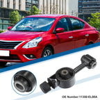 Engine Motor Mount for Nissan Versa (2007–2019) No. 11350-EL00A Metal Black