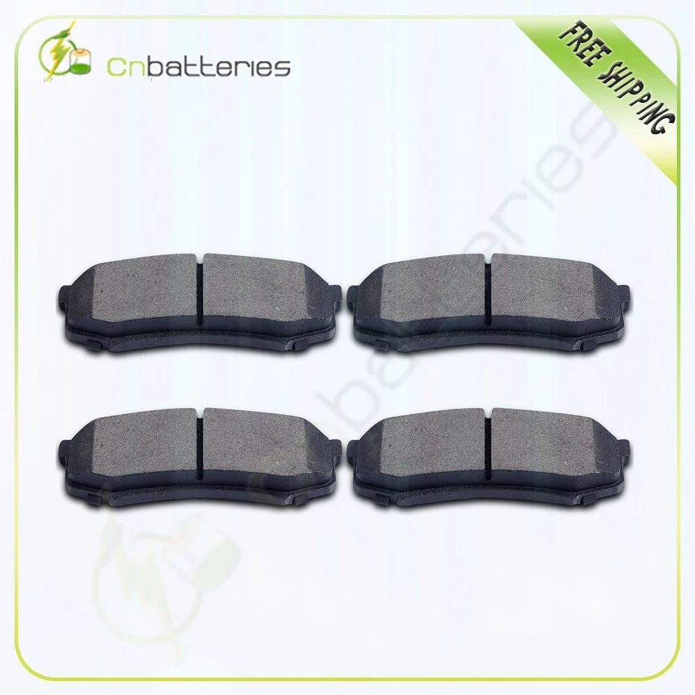 Set of 4 Metallic Brake Pads for Toyota Sequoia (2010–2017) Lexus GX460
