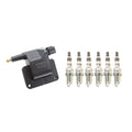 Set of 6 Hitachi Ignition Coils & NGK Iridium Spark Plugs for Dakota Durango Ram1500 (1997–2003)