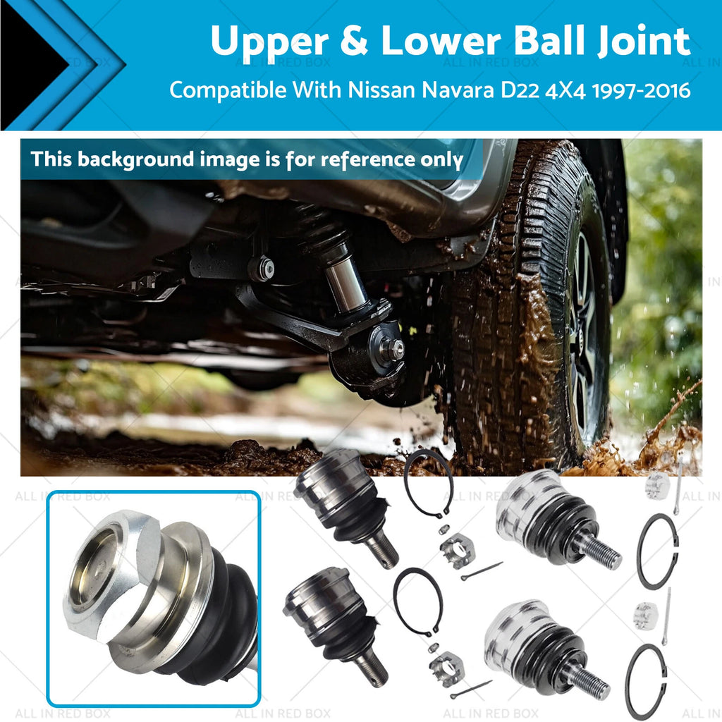 Ball Joint Kit Upper & Lower for Nissan Navara D22 (1997–2016)