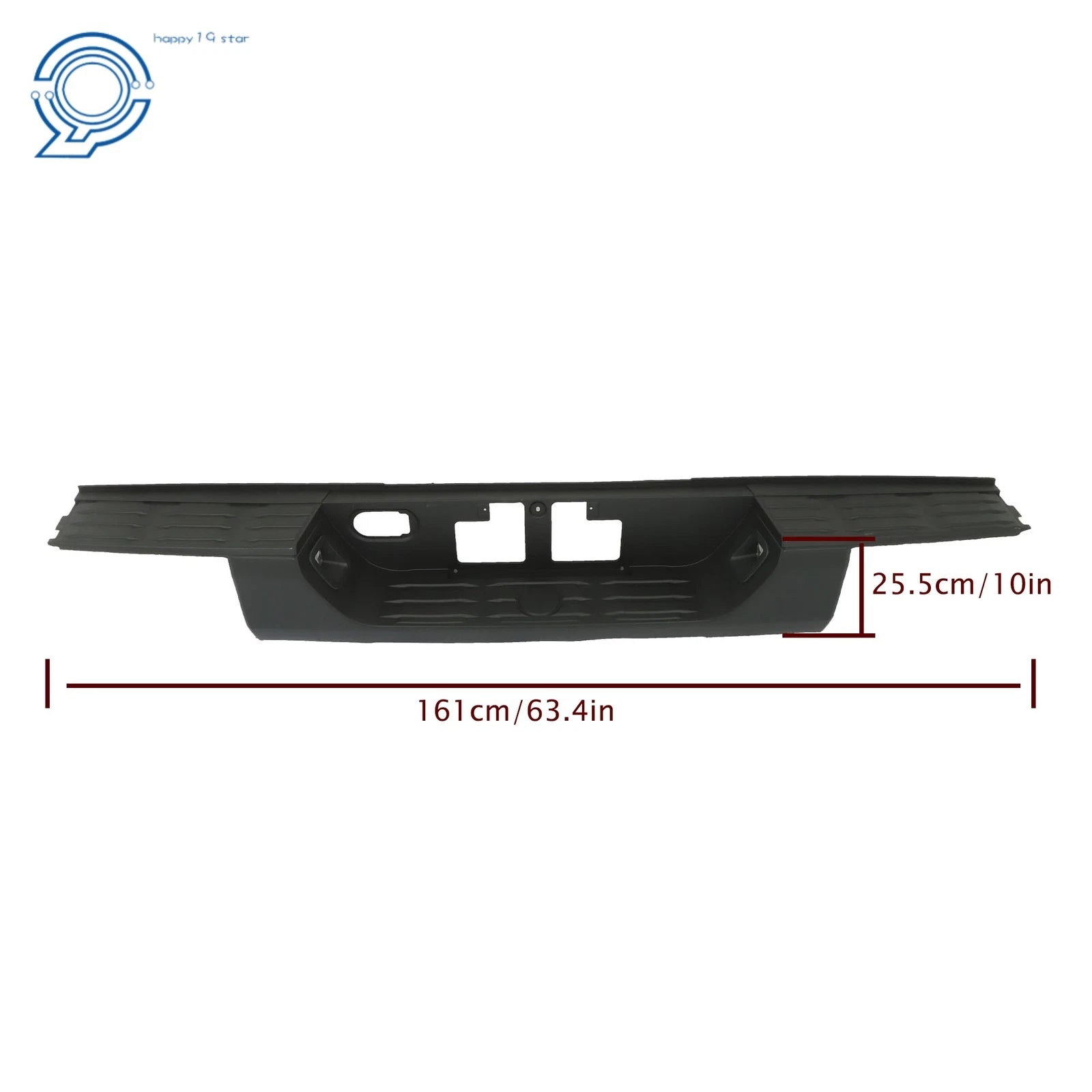 Complete Black Steel Rear Step Bumper for Toyota Tundra (2014–2021)