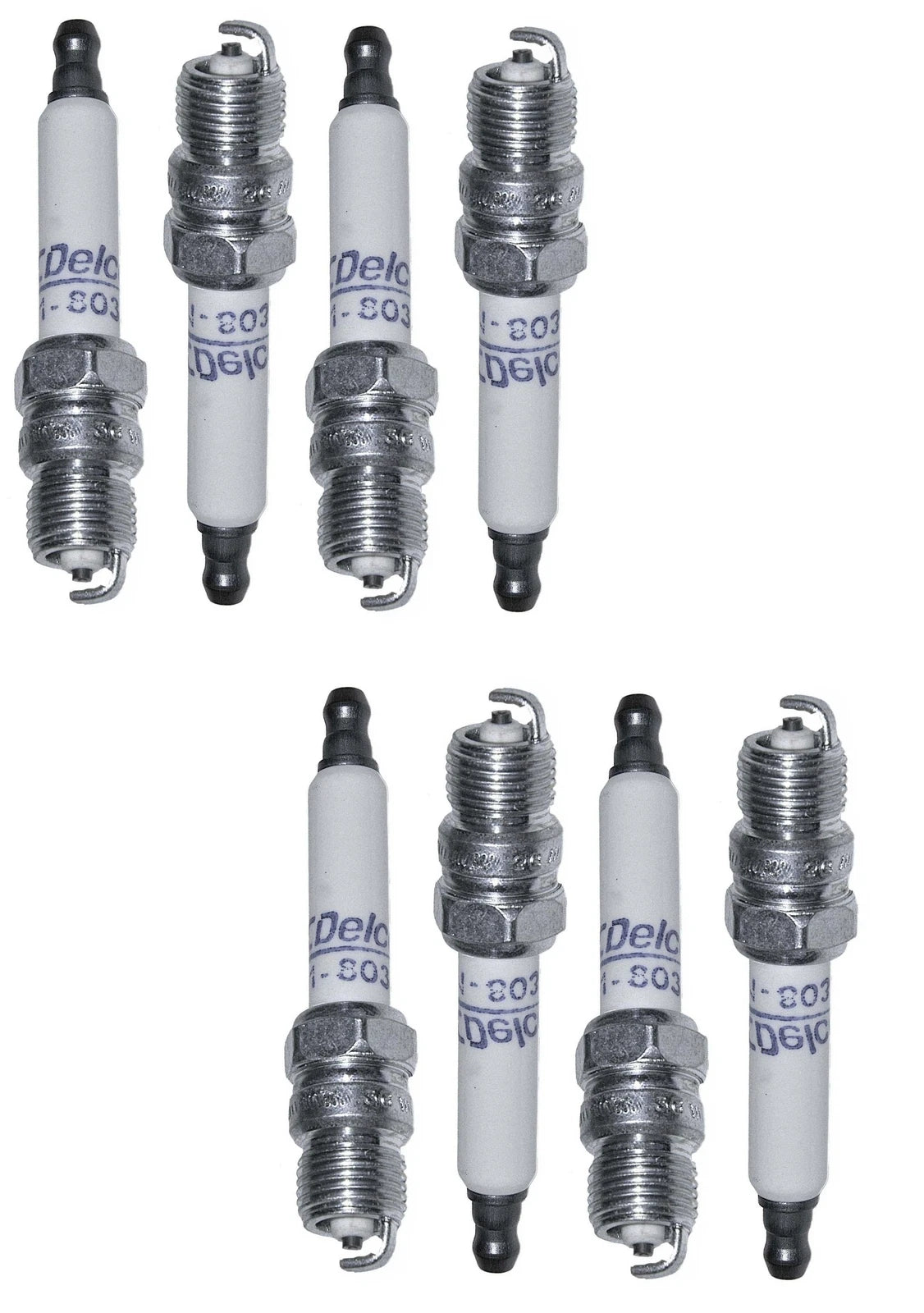 Set of 8 Spark Plugs for Chevrolet K10 P30 Suburban V8 (1973–1991)