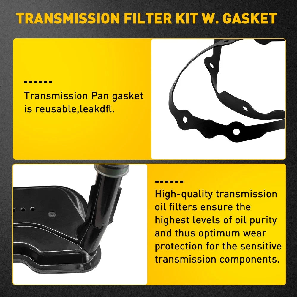 Automatic Transmission Fluid Filter Kit for Chevy GMC 6L90 6L50 6L80 (2010-2023)