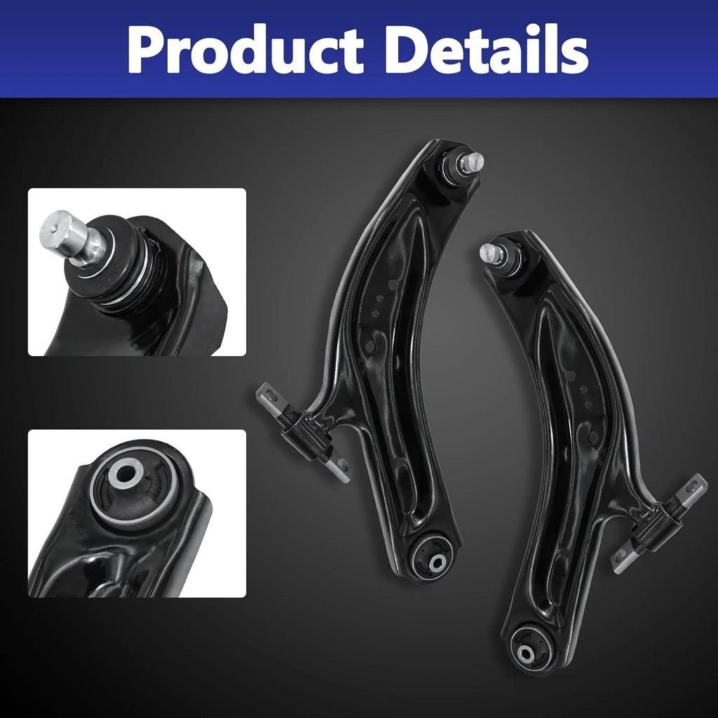 Front Left Right Lower Control Arm for Nissan Rogue (2010-2014)