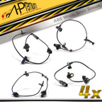 Set of 4 ABS Wheel Speed Sensors for Honda Civic (2006–2009)