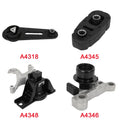 Set of 4 Engine Motor Transmission Mounts for Nissan Sentra (2007–2012)