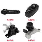 Set of 4 Engine Motor Transmission Mounts for Nissan Sentra (2007–2012)