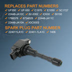 6X Ignition Coils for Infiniti G25, Nissan Maxima 3.5 V6 (2007–2015)