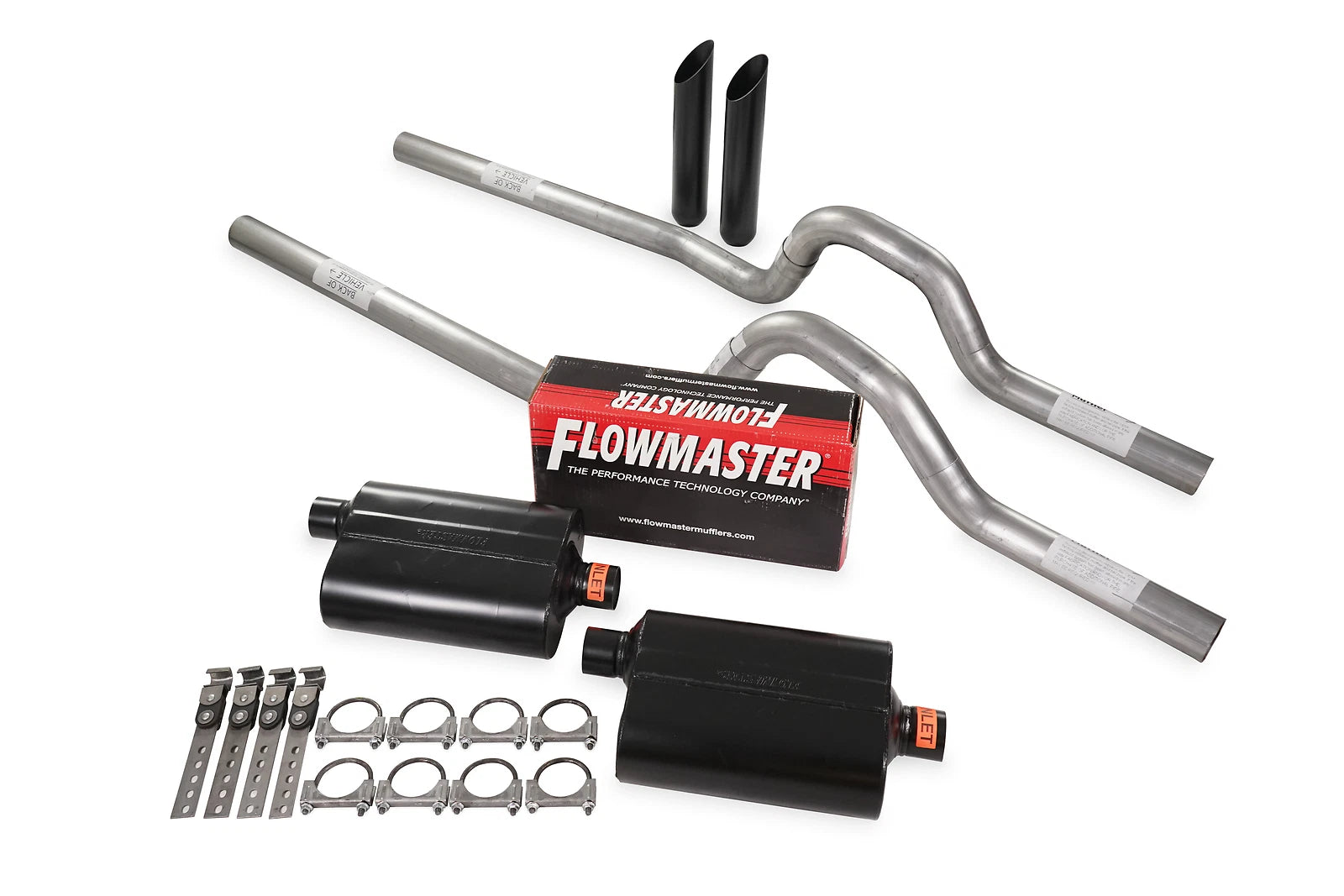 Dual Exhaust Kit 2.5" Flowmaster Super 40 for Ford F-Series (1973–1979)