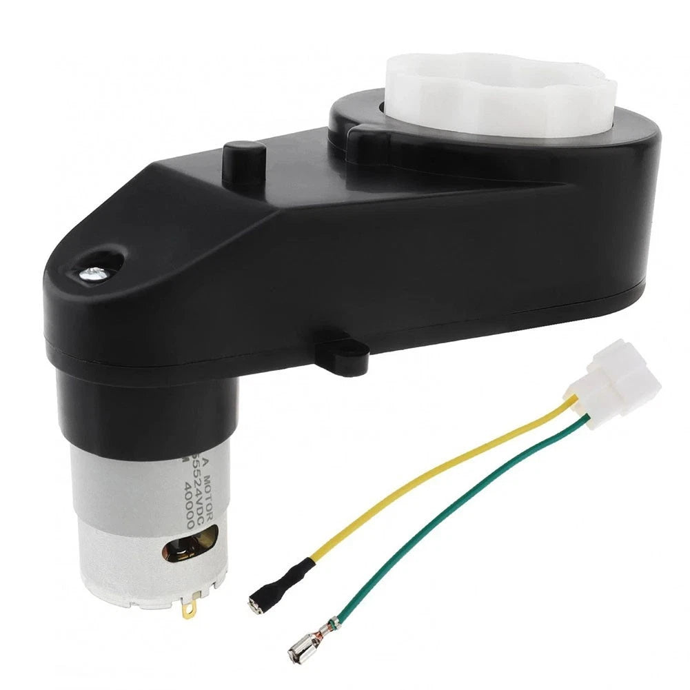 24V RS555 DC Motor Gearbox 40000RPM for Toy Vehicle Drive Systems